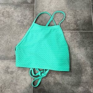 Mint green swim top